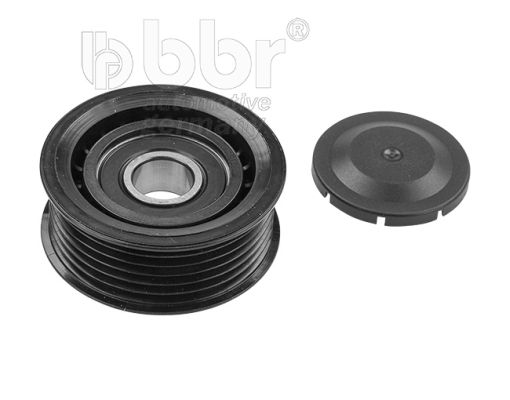 000 202 00 19 IDLER PULLEY V RIBBED BELT # BBR 11276 FEBI