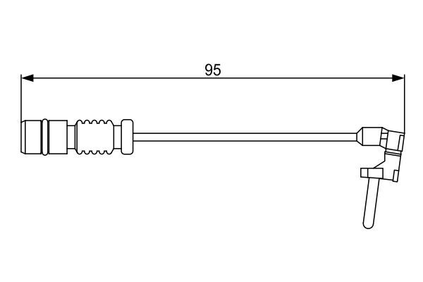 000 540 02 17 SENSOR BRAKE # METZGER AUTOTEILE 1 987 474 901