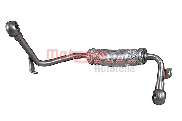 06J 121 497B COOLANT PIPE TURBO FEED # METZGER AUTOTEILE 4010408