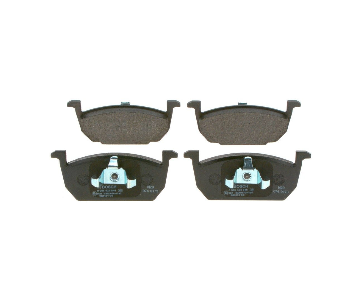 7335.2 BH BRAKE PADS FRONT POLO / TCROSS # BOSCH 0 986 424 846