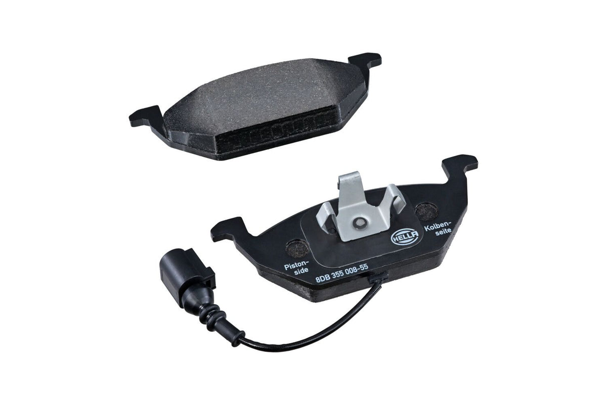 7117.2 BRAKE PADS FRONT W/SENSOR HELLA 355.008-551