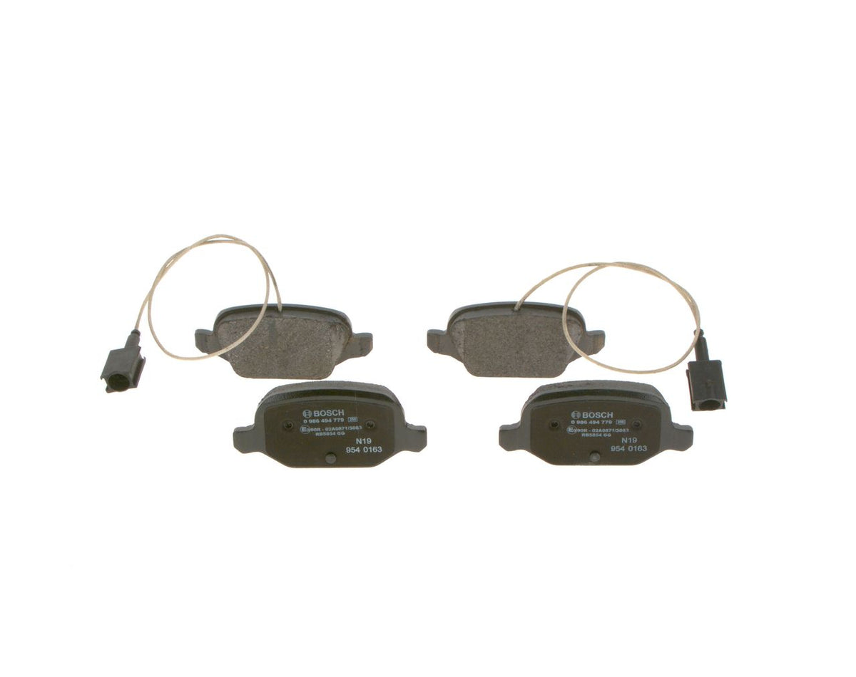 2608.2 BH BRAKE PADS REAR ABARTH 500 BOSCH 0 986 494 779