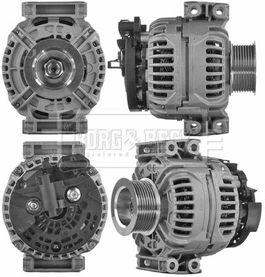 0 124 555 008 Alternator 80 Amp BORG BBA32052