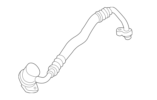 113 230 18 56 SUCTION HOSE A/C AMG  V8 CLK500/550 GENUINE ONLY