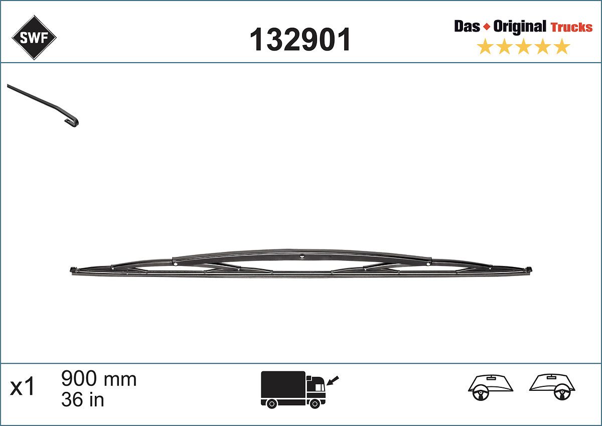 132 901 SWF 900MM BLADE - HOOKED BOSCH 3 397 018 191 MTO