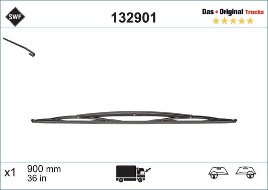 132 901 SWF 900MM BLADE - HOOKED BOSCH 3 397 018 191 MTO