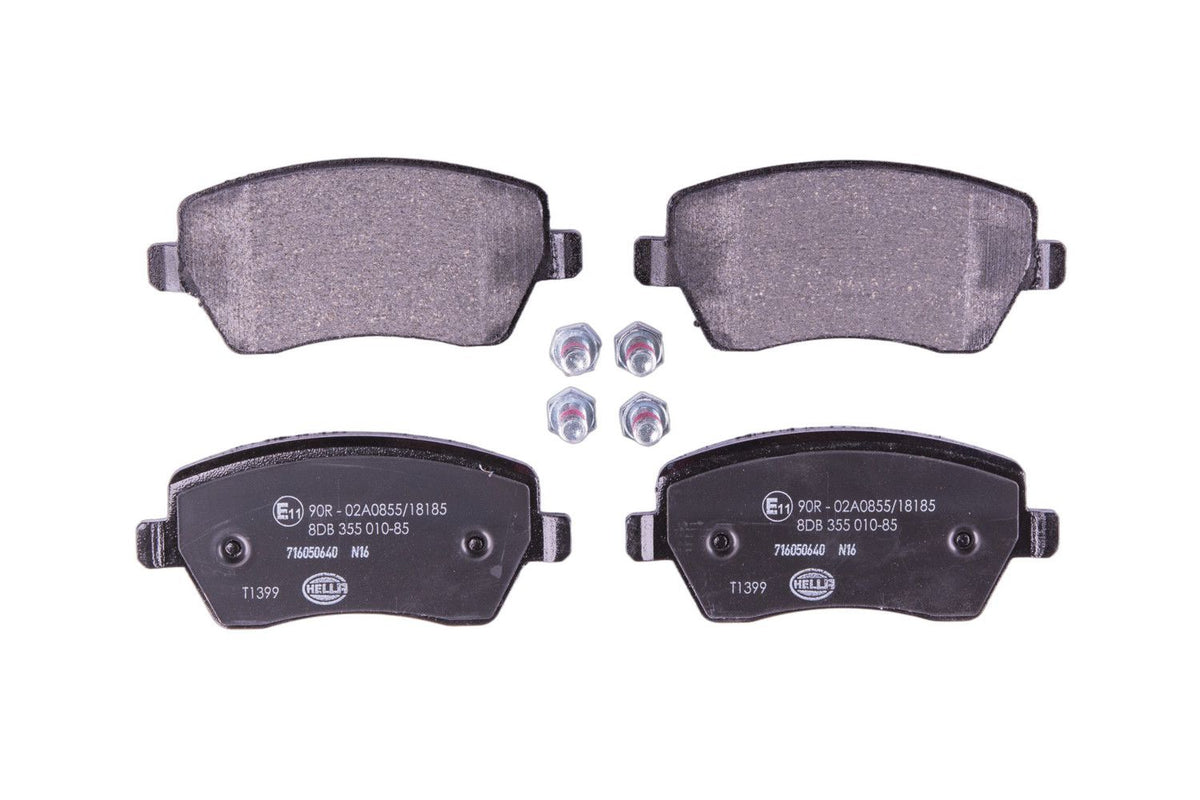 2709.2 BRAKE PADS FRONT CLIO SERIES 4 HELLA 355.010-851
