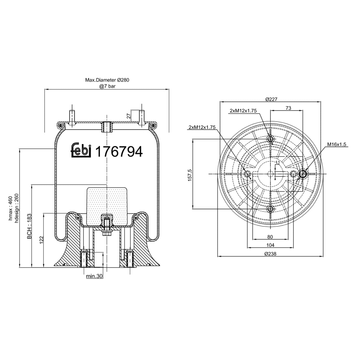 febi bilstein 176794 product photo