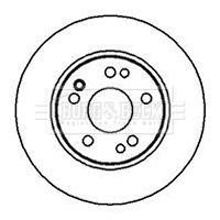 124 421 13 12 BNB FRONT DISCS - 124 MERC BORG BBD4830