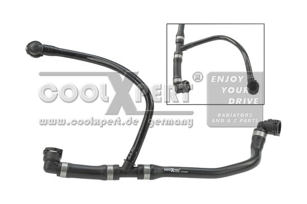 17 12 8 616914 HOSE RADIATOR - EXP TANK TO C/REG HOUSING # COOLXPERT 001-10-30220