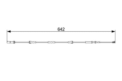 34 35 6 865612 SENSOR BRAKE RR MINI F55/56 BMW X1F48 # METZGER AUTOTEILE 1190292 METZGER