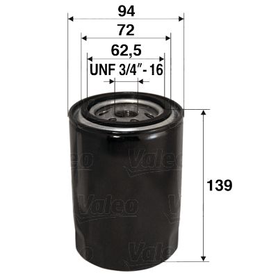068 115 561F HE OIL FILTER - 586015 HENGST HENGST 586015