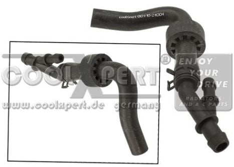 1J0 122 109AJ HOSE RADIATOR W/Y PIECE GOLF IV (1J1) 1.8 T # COOLXPERT 001-10-24004