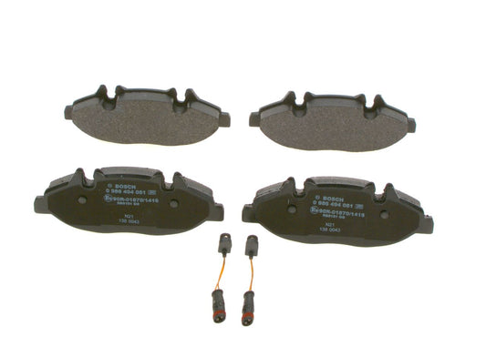 3819.2 BH BRAKE PADS FRONT VITO 639 BOSCH 0 986 494 081
