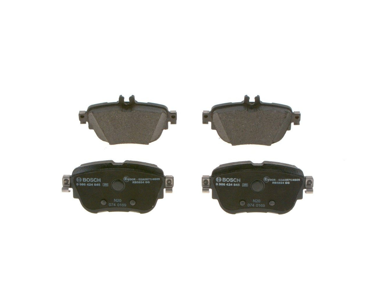 2616.2 BH BRAKE PADS REAR # BOSCH 0 986 424 845