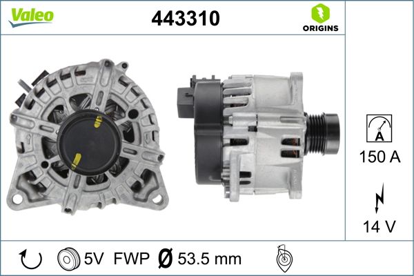 000 906 81 06 VALEO ALTERNATOR VALEO