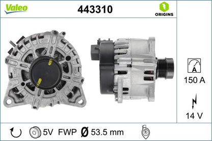 000 906 81 06 VALEO ALTERNATOR VALEO