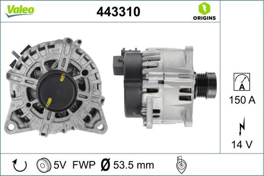 000 906 81 06 VALEO ALTERNATOR VALEO