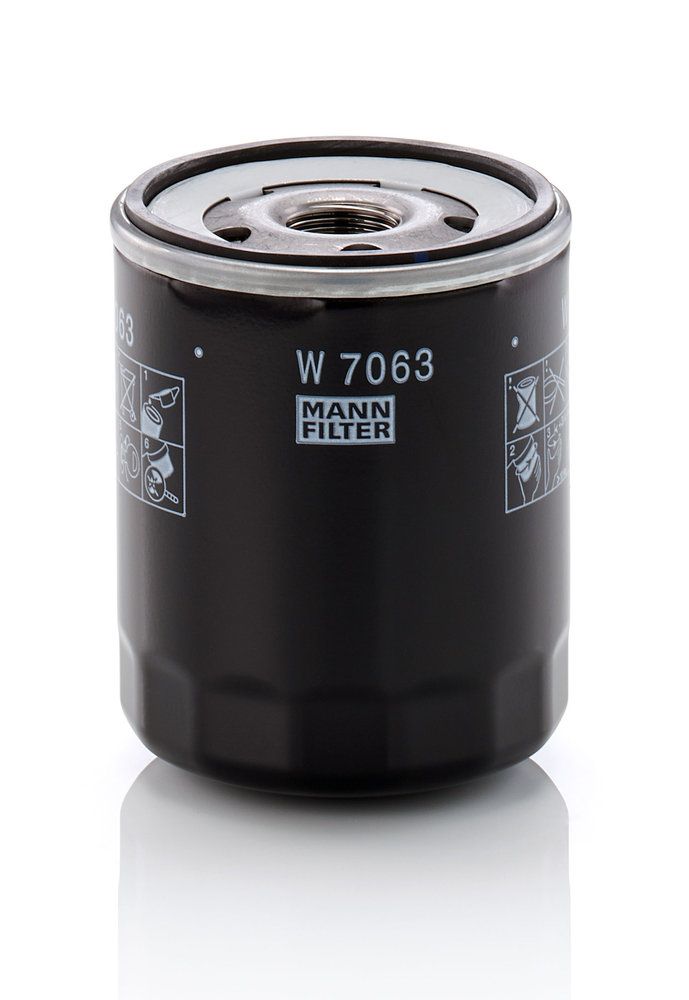 98 095 323 80 MA OIL FILTER - W7063 # MANN HUMMEL W7063