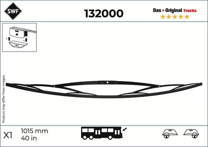 106 278 WIPER BLADE - 1M 40inch 1015mm SWF 132000 (DE) X120