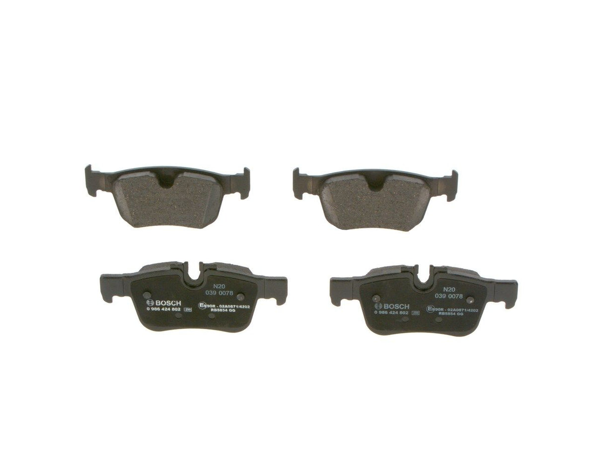 7337.2 BH BRAKE PADS REAR VOLVO # BOSCH 0 986 424 802