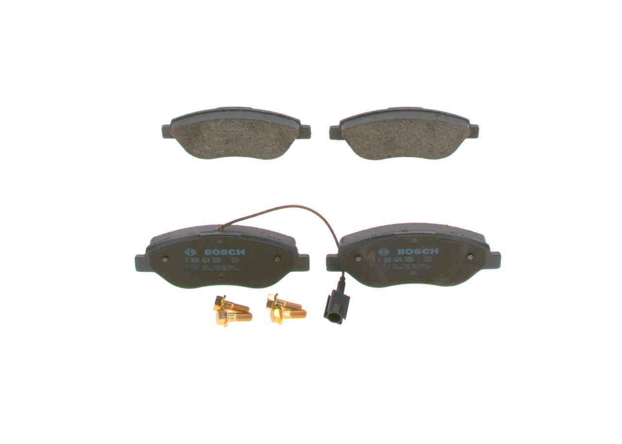 GDB1855 BRAKE PADS FRONT RITMO+MITO # BOSCH 355.020-561