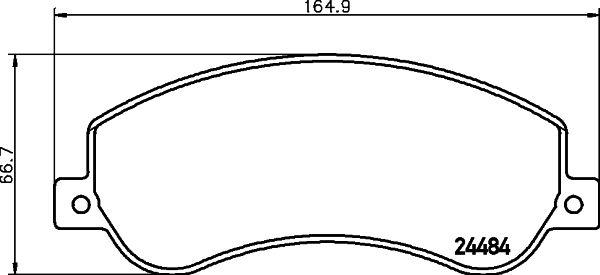 3860.2 BRAKE PADS FRONT AMAROK 355.015-401