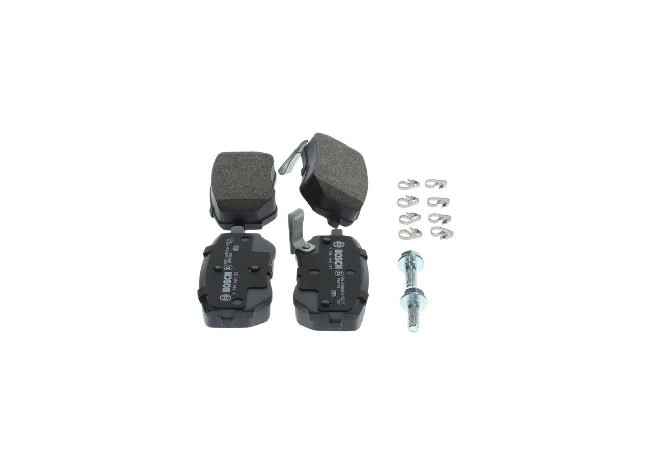 3888.2 BH BRAKE PADS REAR X-Class G 2018>> # BOSCH 0 986 460 187