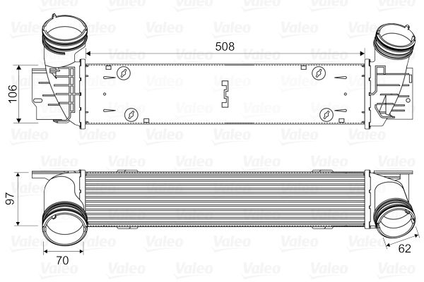 17 51 7 798788 Intercooler, Charger HELLA 8ML 376 988-094