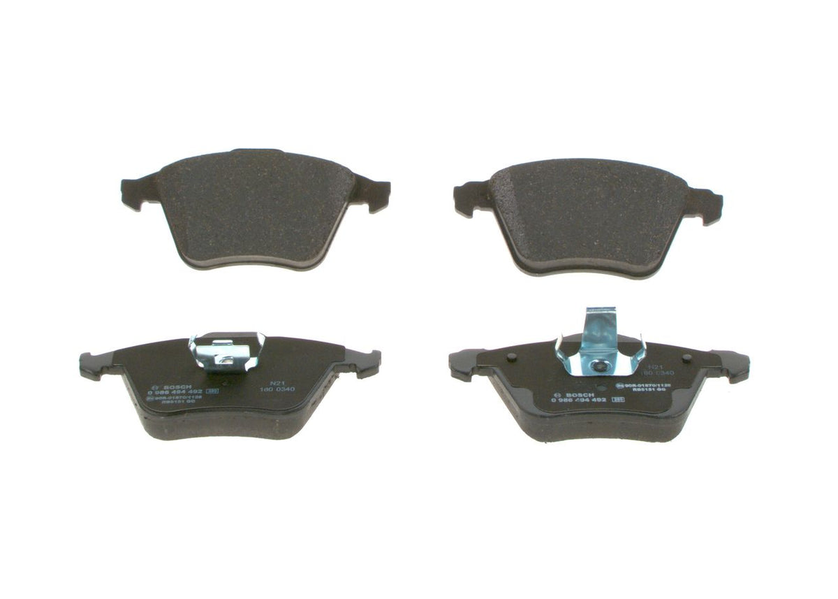 7204.2 BH BRAKE PADS FRONT VOLVO # BOSCH 0 986 494 492