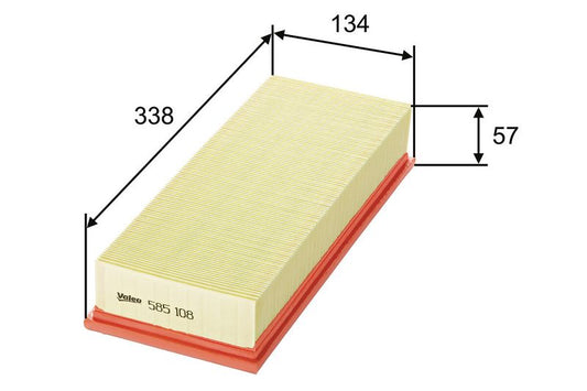Valeo 585108 Air Filter