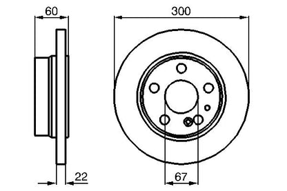 140 423 04 12 REAR DISC ALL 400-600 C140 BBD5004