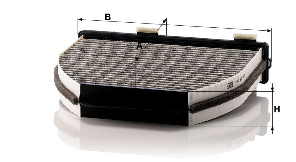 204 830 00 18 MA CABIN FILTER W204 - CUK29005+ # MANN HUMMEL CUK29005