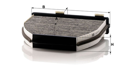 204 830 00 18 MA CABIN FILTER W204 - CUK29005+ # MANN HUMMEL CUK29005