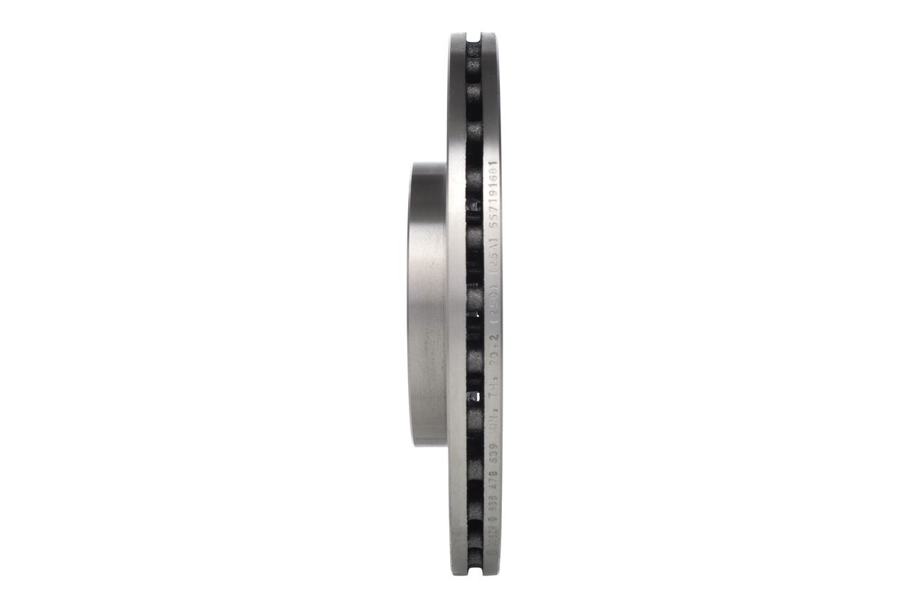 230.2365.20 BORG & BECK BRAKE DISC FRONT FIAT 500+MITO - 2365 BORG BBD5086