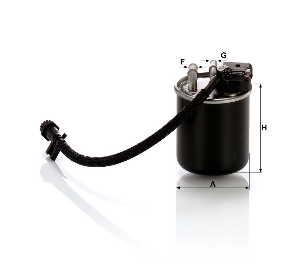 651 090 30 52 FE FUEL FILTER VITO 447 - 50014854 KOLBENSCHMIDT MANN HUMMEL 50014854