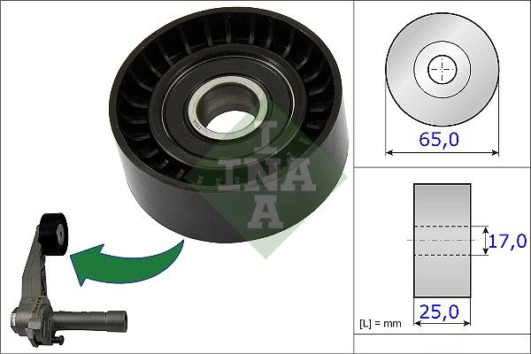 5751E7 INA TENSIONER PULLEY - 531 0866 10 # INA 531 0866 10