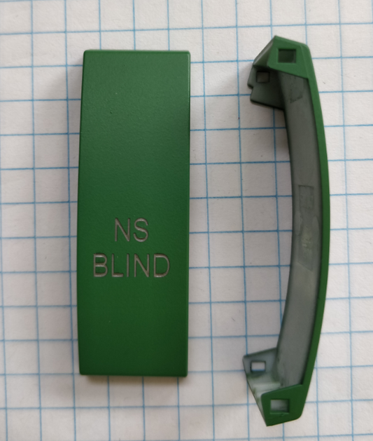 588 286D GREEN "NS BLIND"  INSERT CURVED