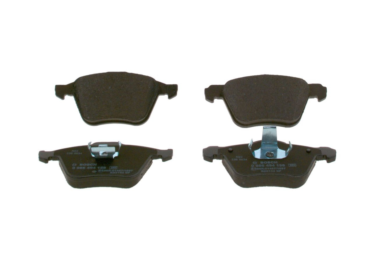 7187.2 BH BRAKE PADS FR VOLVO XC90/S60/V70 BOSCH 0 986 494 158