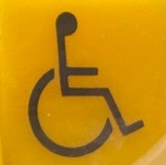 590 248 INSERT YELLOW WHEELCHAIR SWF