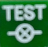 596 123 INSERT - GREEN - LAMP TEST SWF