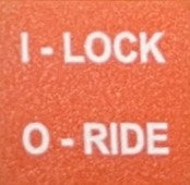 596 230E INSERT ORANGE - I-LOCK+O-RIDE SWF