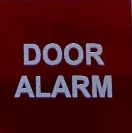 596 615H INSERT RED - DOOR ALARM SWF