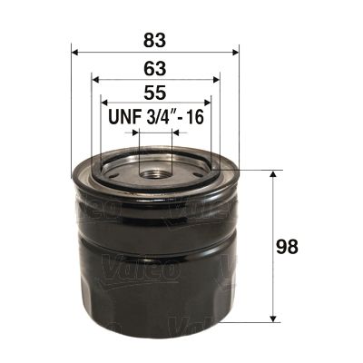 GFE443 OIL FILTER MINI SPIN ON