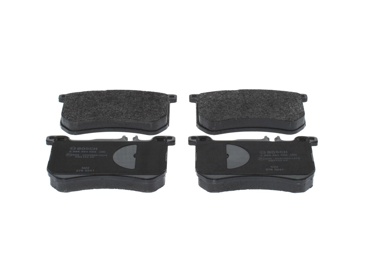 4869.2 BH FRONT BRAKE PADS W222 BOSCH 0 986 494 985