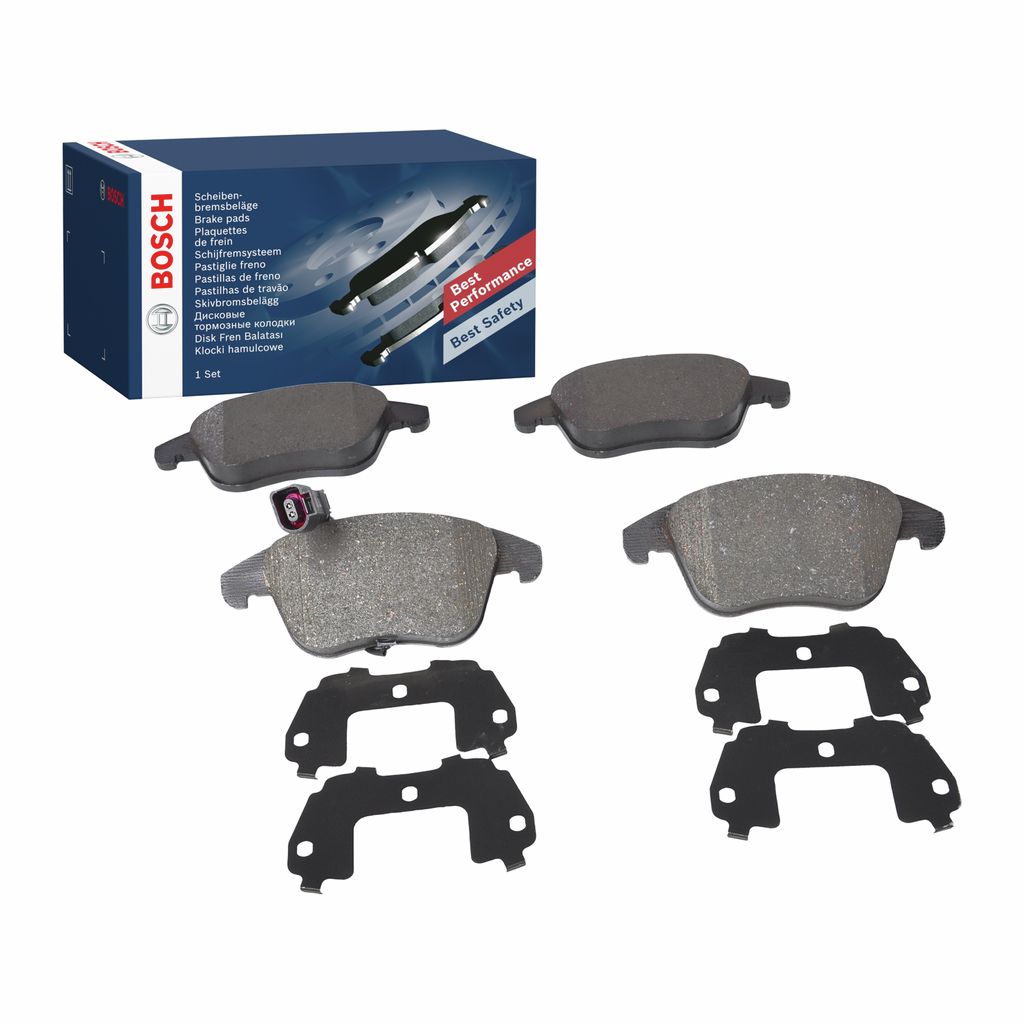 7242.2 BH BRAKE PADS FRONT # BOSCH 0 986 494 372