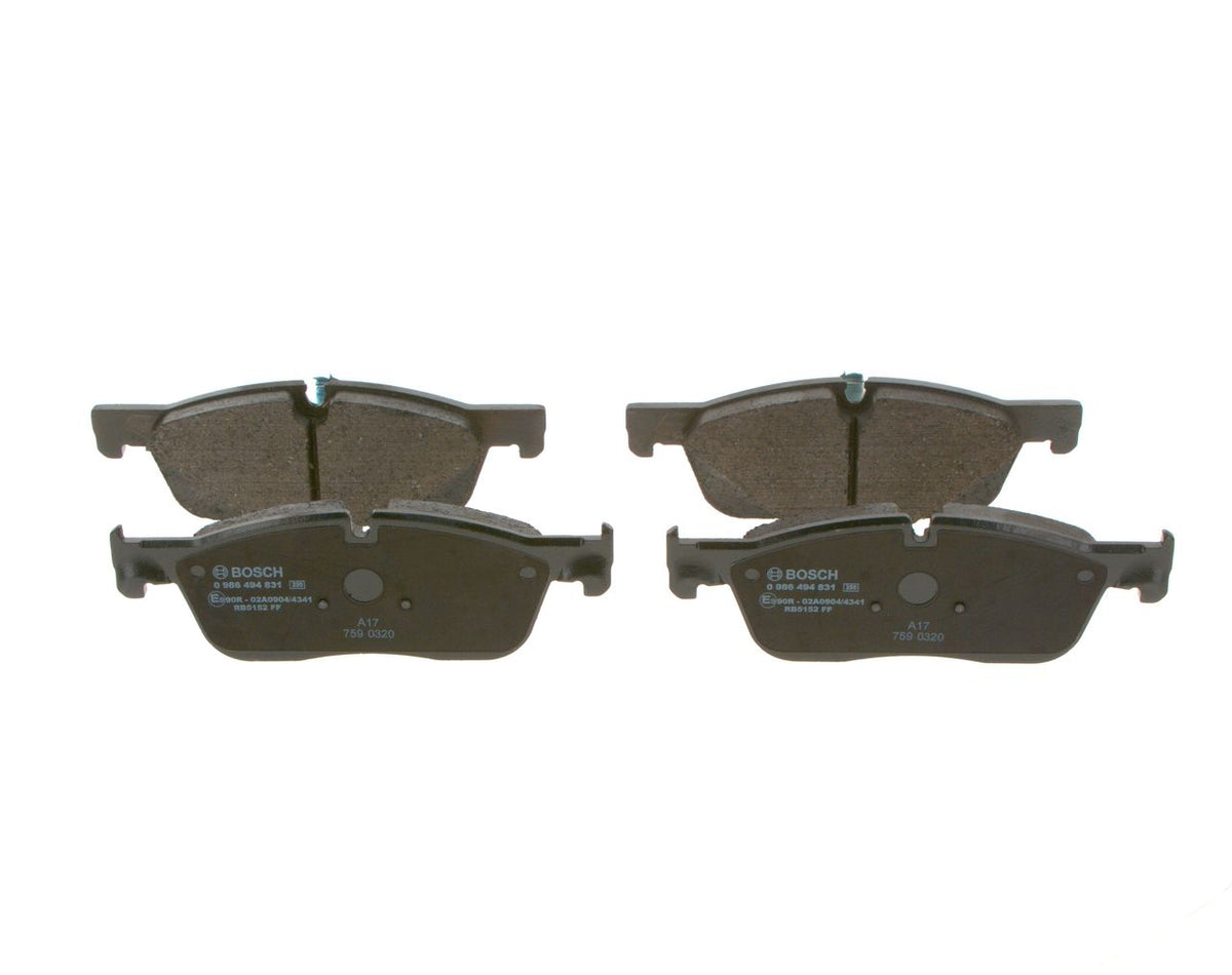 7341.2 BH BRAKE PADS FRONT FPACE # BOSCH 0 986 494 831