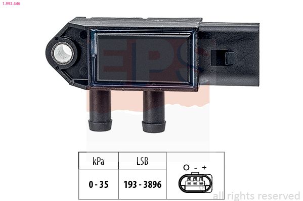 LR083304 SENSOR. EXHAUST GAS PRESSURE