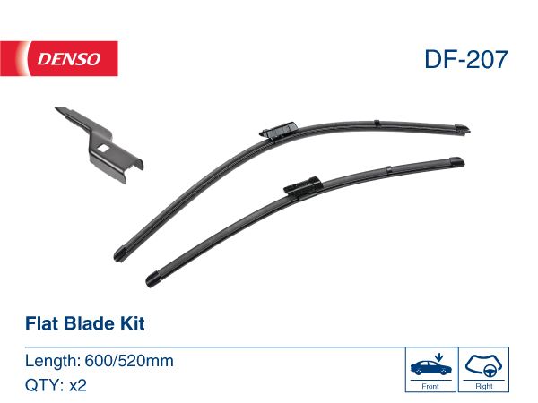 8S2 998 002 WIPER BLADE SET FRONT # vf872 VALEO 577872