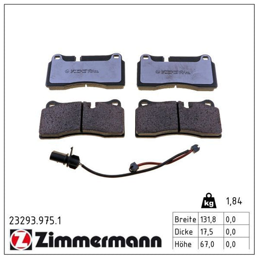 GDB1731 BRAKE PADS REAR Q7 / R8 - BOSCH